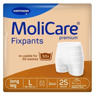 Slip Elástico MoliCare Premium Fixpants Tamanho L 25unidades